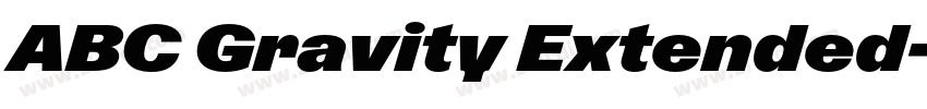 ABC Gravity Extended字体转换 ABC Gravity Extended字体转换